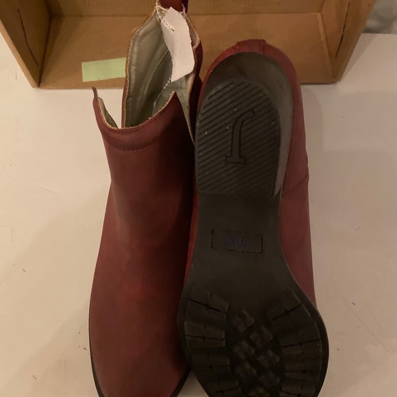 - JBU wine leather split shaft ankle boots various sizes all NWT - Picture 5 of 6